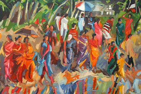 Beach of Kerala, India